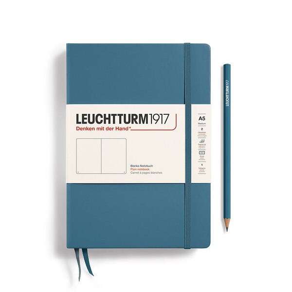 Leuchtturm 1917 Stone Blue Plain